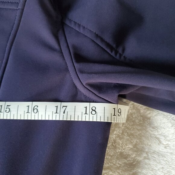 Free Country Softshell Jacket Women’s Water Resistant Fleece Purple Small - Picture 9 of 16